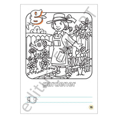 Alfabetul limbii engleze - meserii