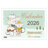 Calendar familia șoriceilor 2026