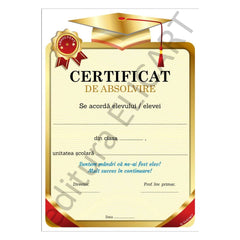 Certificat de absolvire clasa a IV-a