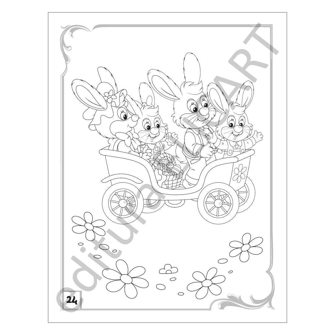 Colorăm cu Iepurașul de Paște