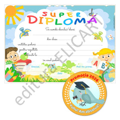 Pachet de absolvire pentru ciclul primar- diplomă și insignă