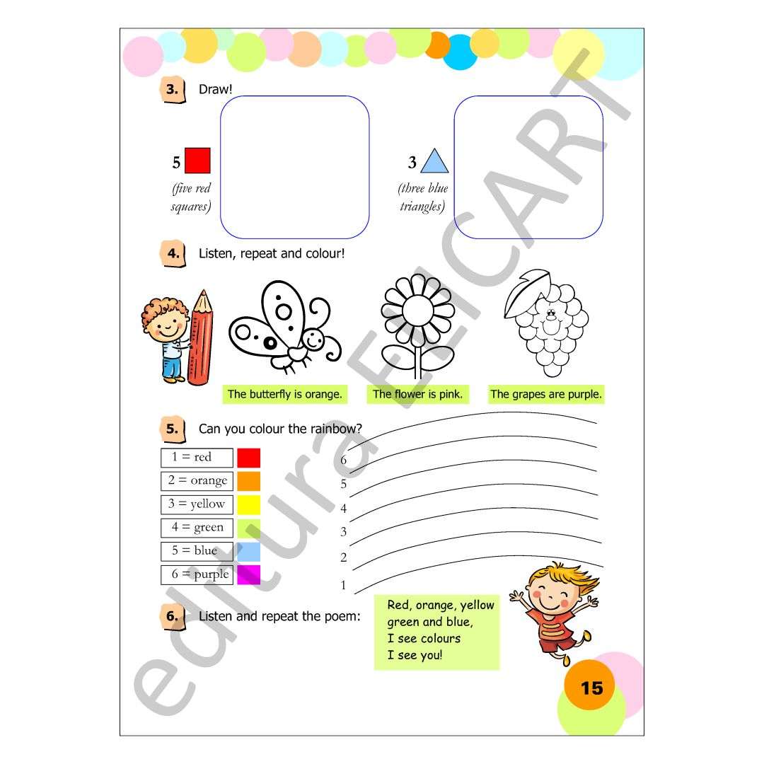 Engleză pentru grădiniță - grupa mare