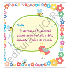 Felicitare pentru primăvară