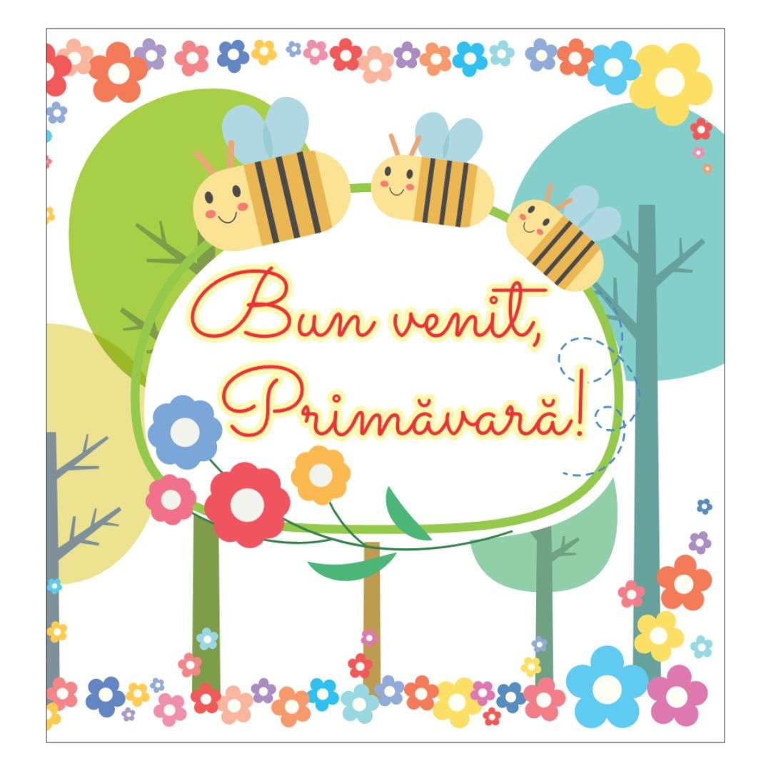 Felicitare pentru primăvară