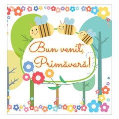 Felicitare pentru primăvară