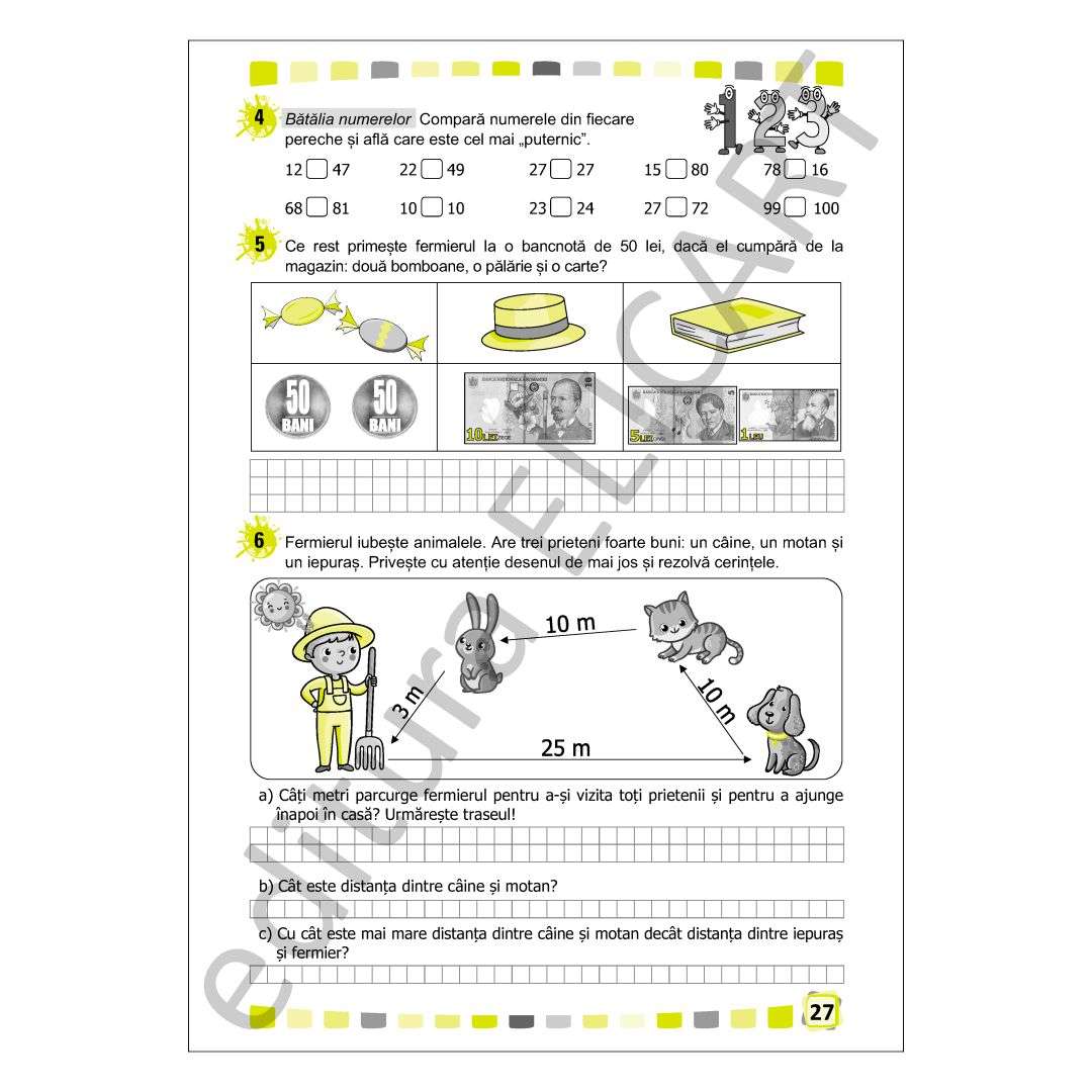 Fișe de recapitulare și evaluare finală clasa 1
