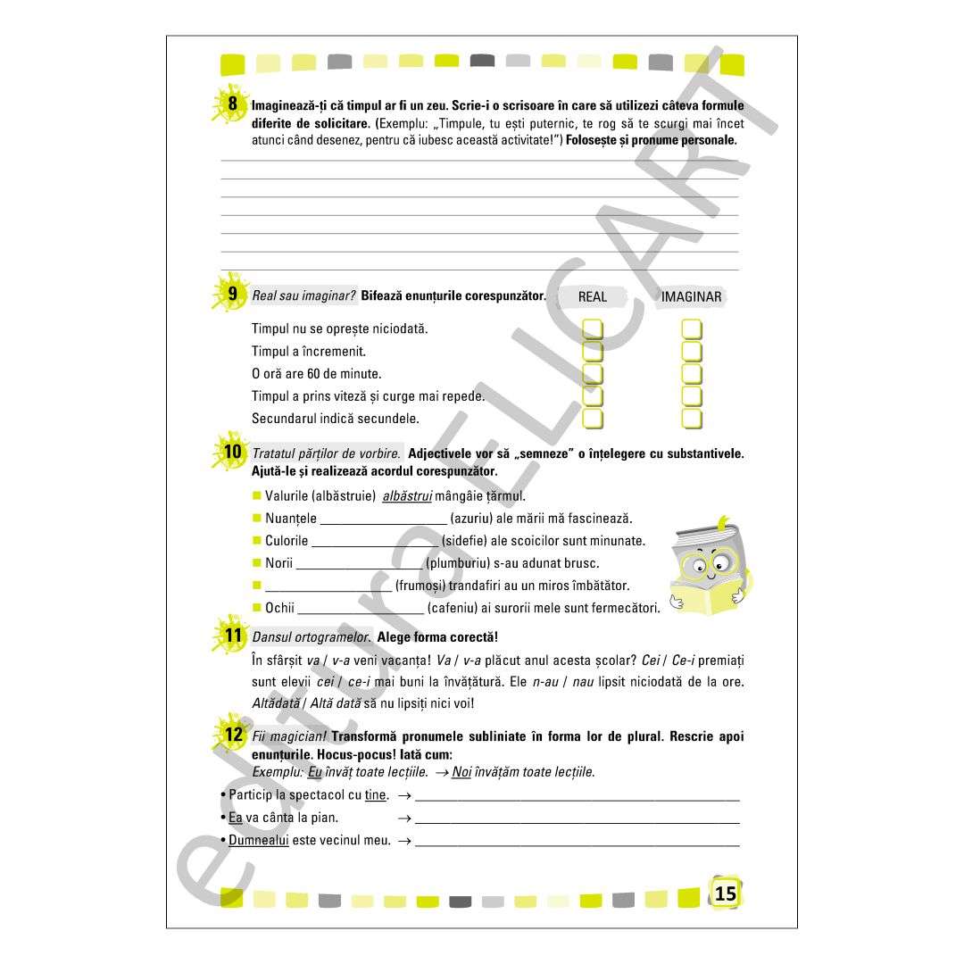 Fișe de recapitulare și evaluare finală clasa 4