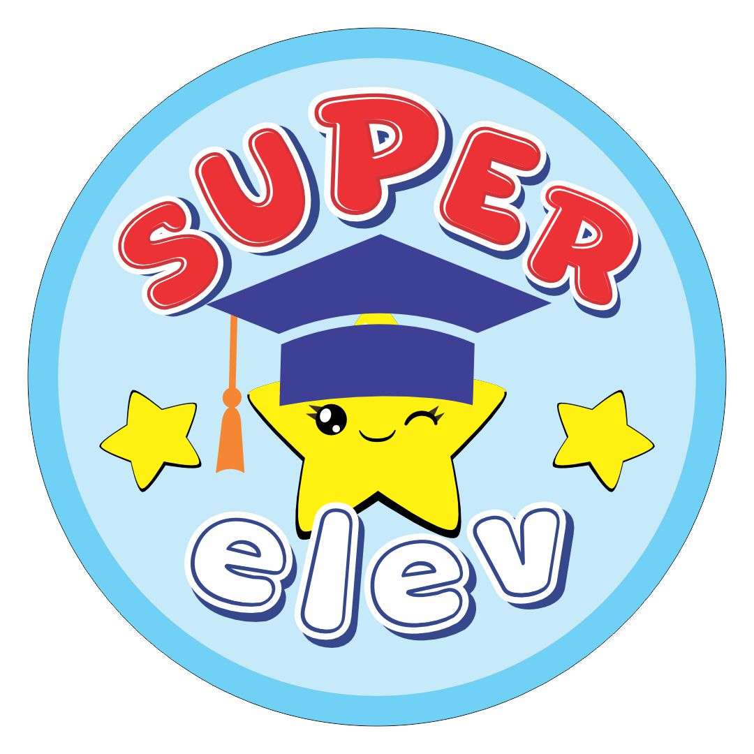 Insignă rotundă - Super Elev