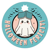 Insignă rotundă cu tematică de Halloween