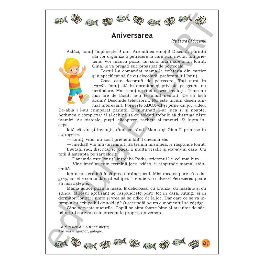 Lecturi de vacanță clasa 2