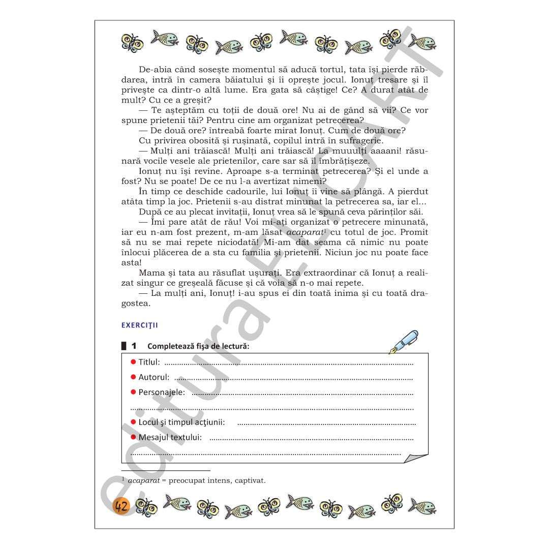 Lecturi de vacanță clasa 2