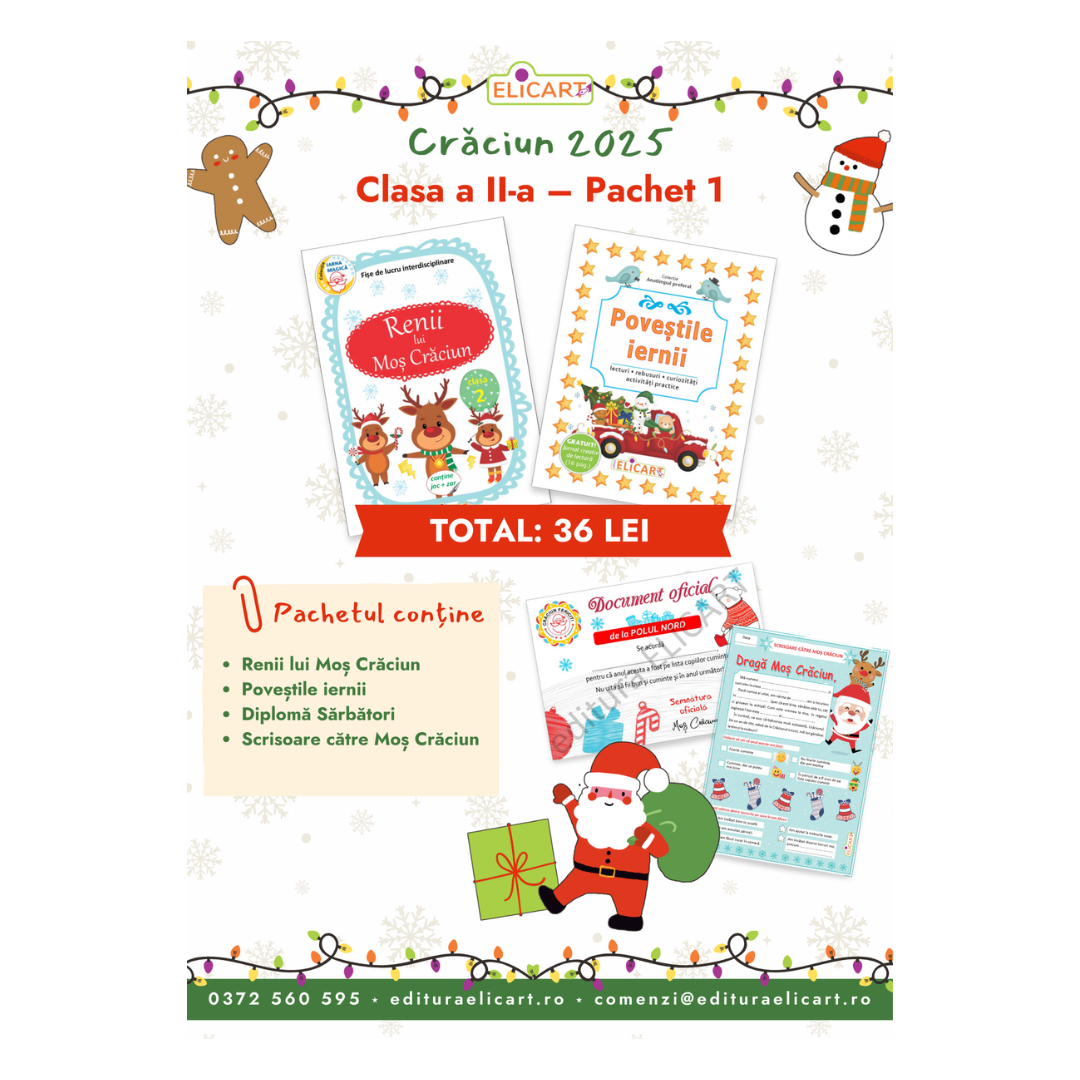 PROMO Crăciun - Pachet 1 - Clasa a II-a