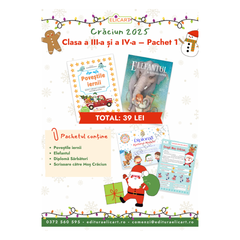 PROMO Crăciun - Pachet 1 - Clasa a III-a și a IV-a