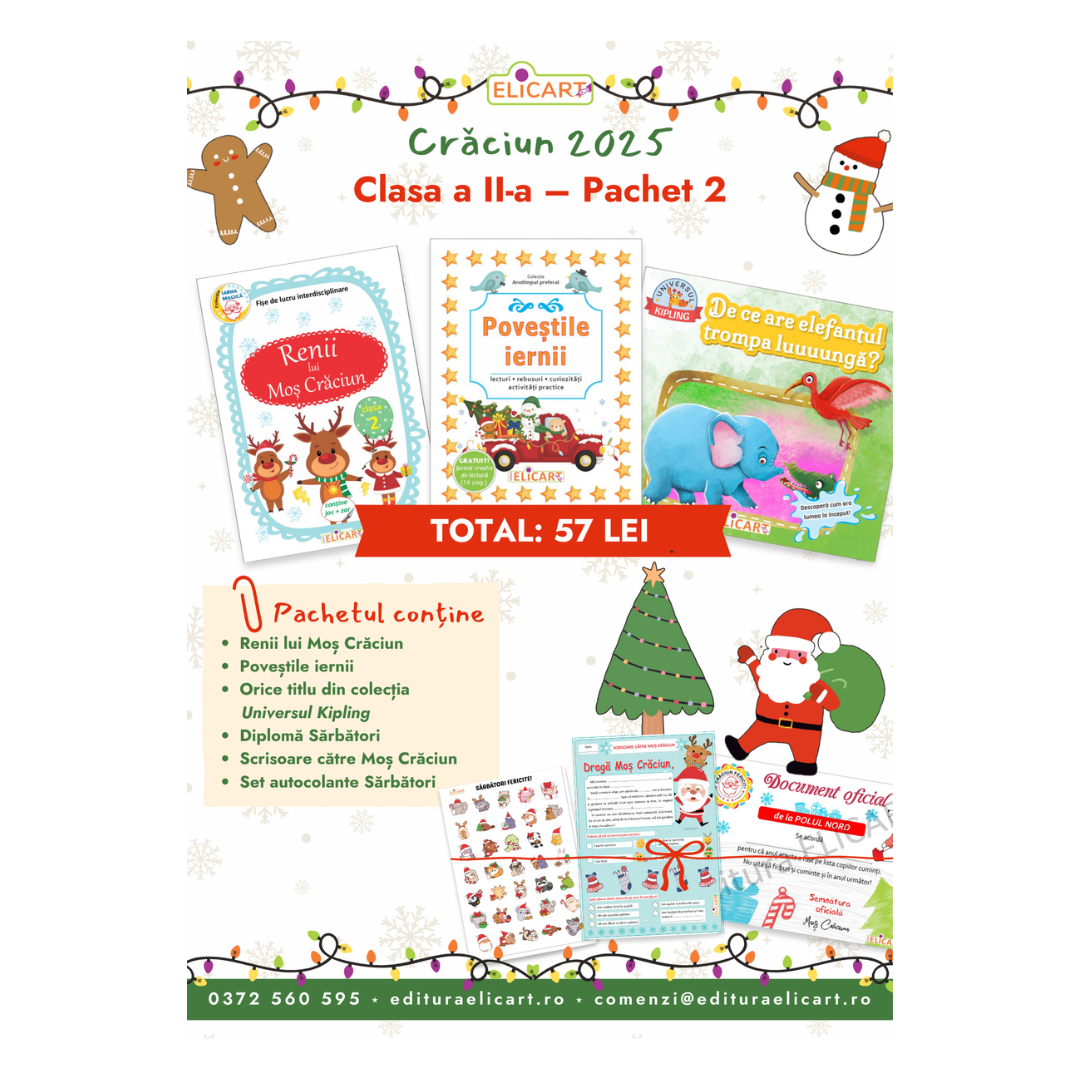 PROMO Crăciun - Pachet 2 - Clasa a II-a
