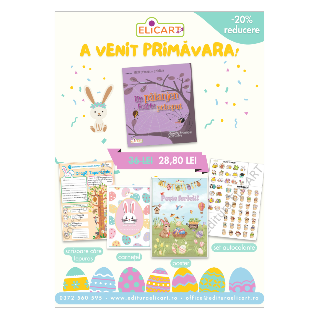Pachet PROMO Un păianjen foarte priceput - Paște 2026