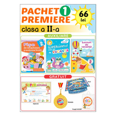 Pachet premiere cu 3 auxiliare pentru clasa a II-a