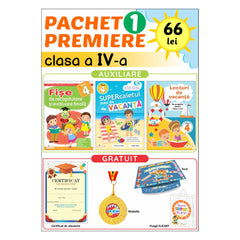 Pachet premiere cu 3 auxiliare pentru clasa a IV-a