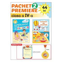 Pachet premiere cu 2 auxiliare pentru clasa a IV-a