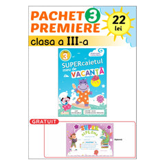 Pachet premiere cu un auxiliar pentru clasa a III-a