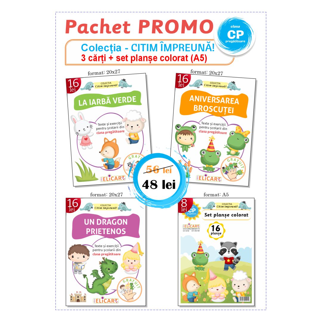 Pachet PROMO Citim împreună! - clasa 0