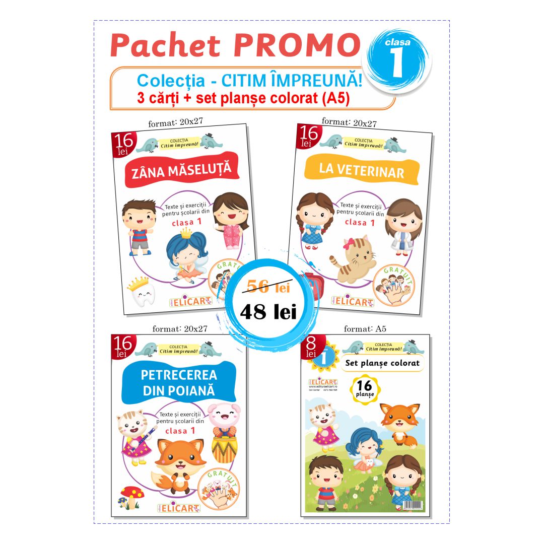 Pachet PROMO Citim împreună! - clasa I
