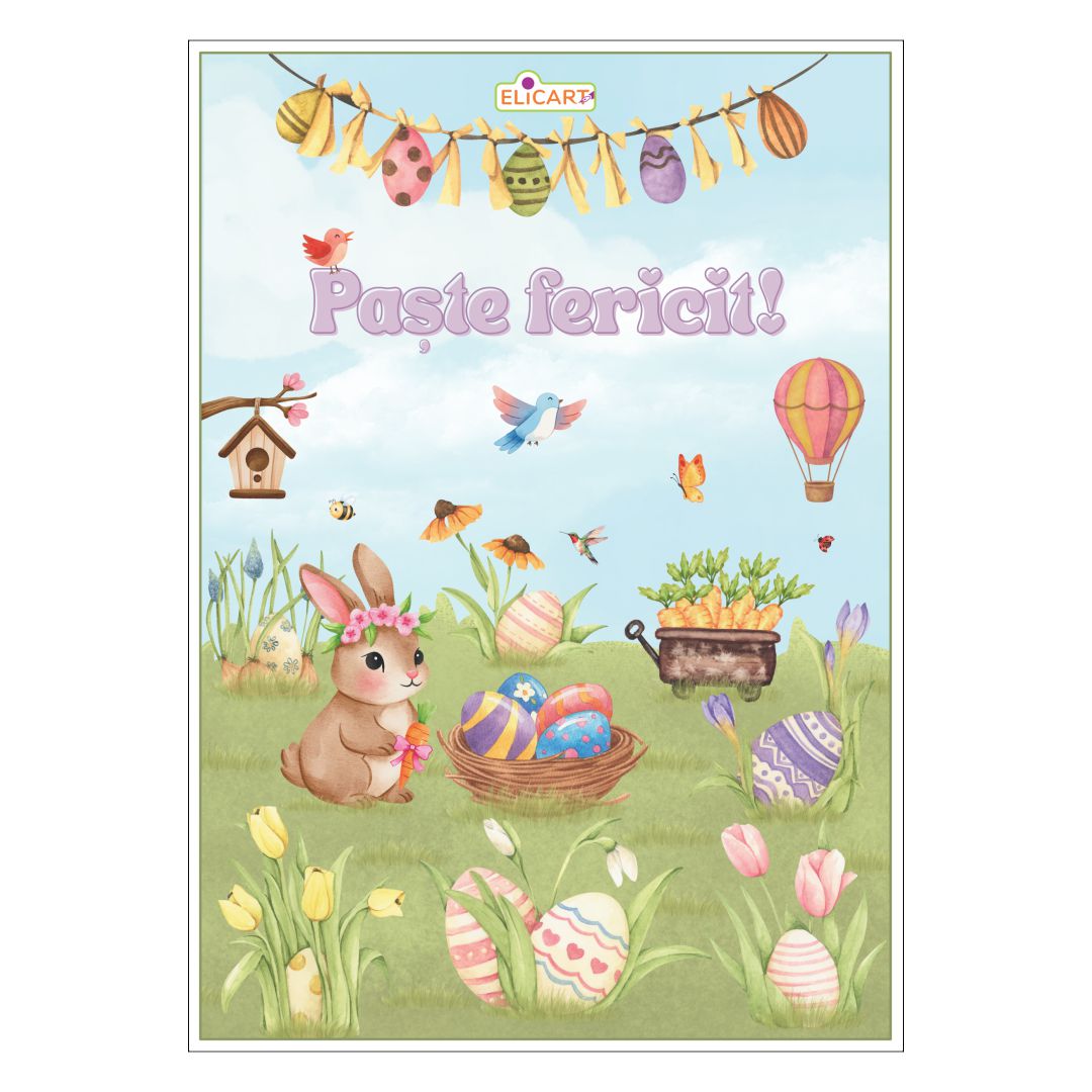 Poster Paște față-verso cu activități