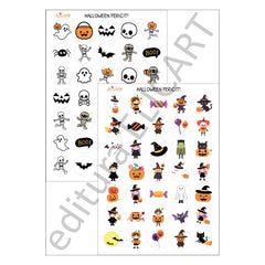Set A4 cu autocolante de Halloween