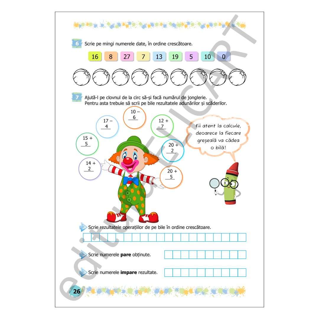 Supercaietul meu de vacanță clasa pregătitoare