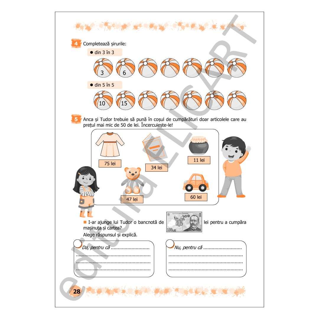 Supercaietul meu de vacanță clasa 1