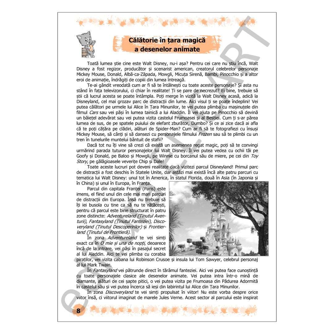 Supercaietul meu de vacanță clasa 4