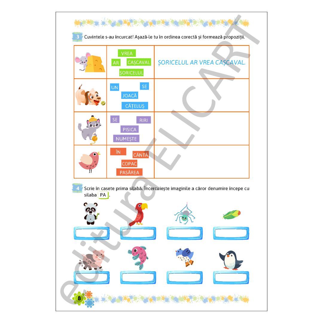 Supercaietul meu de vacanță pentru clasa pregătitoare