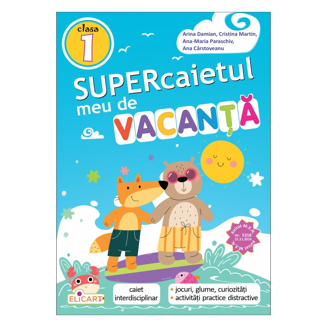Supercaietul meu de vacanță pentru clasa I