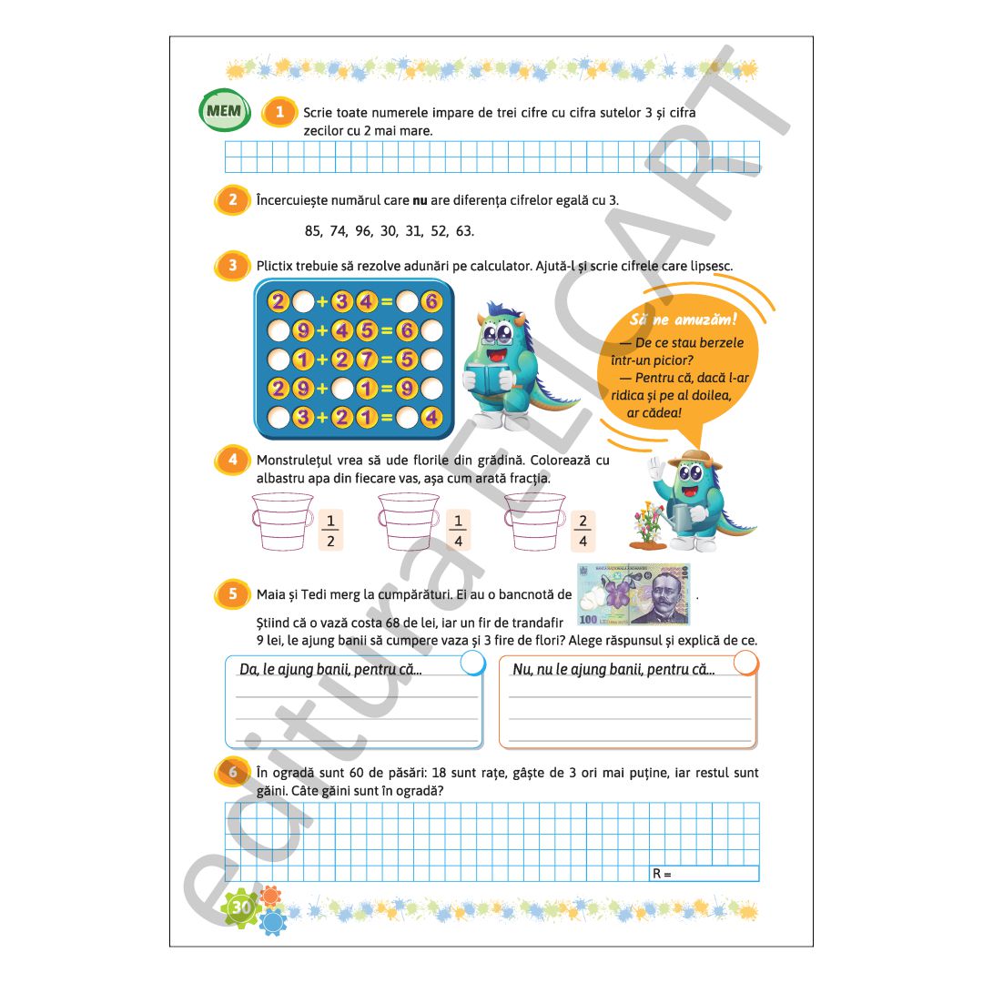 Supercaietul meu de vacanță pentru clasa a II-a