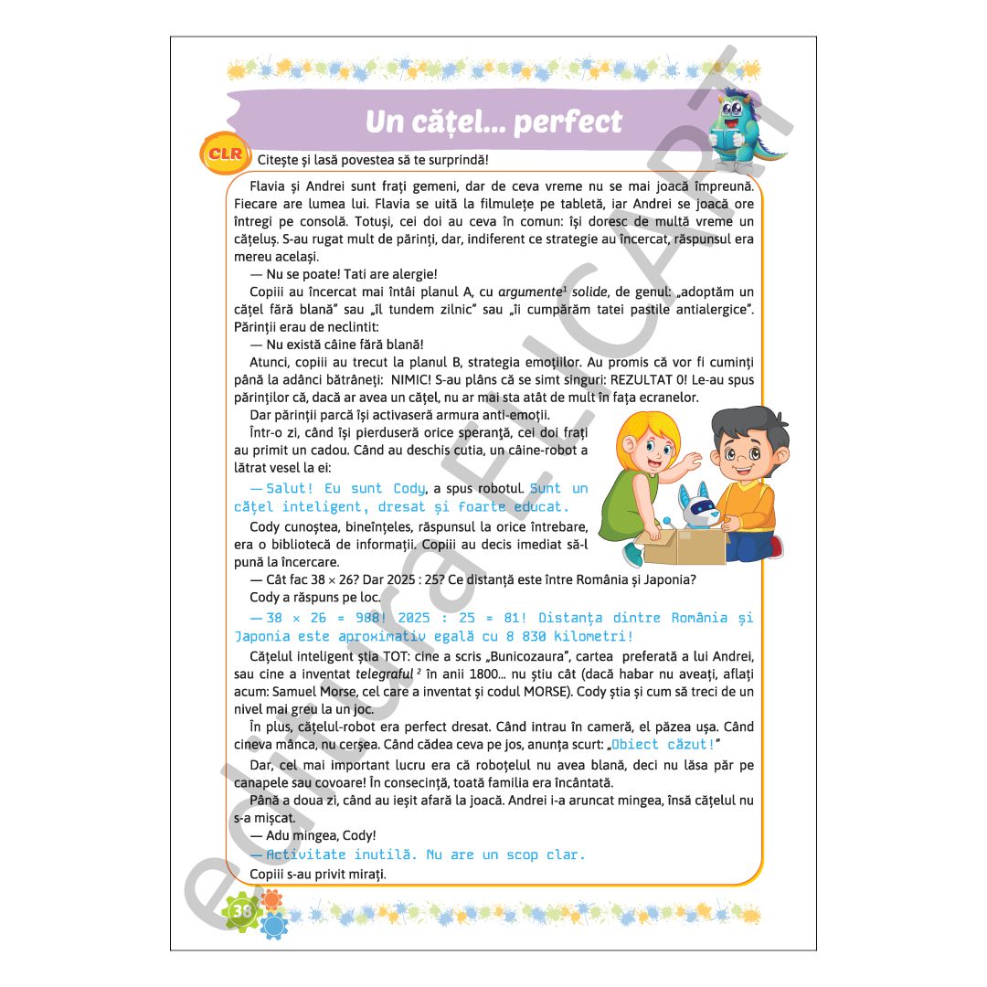 Supercaietul meu de vacanță pentru clasa a II-a