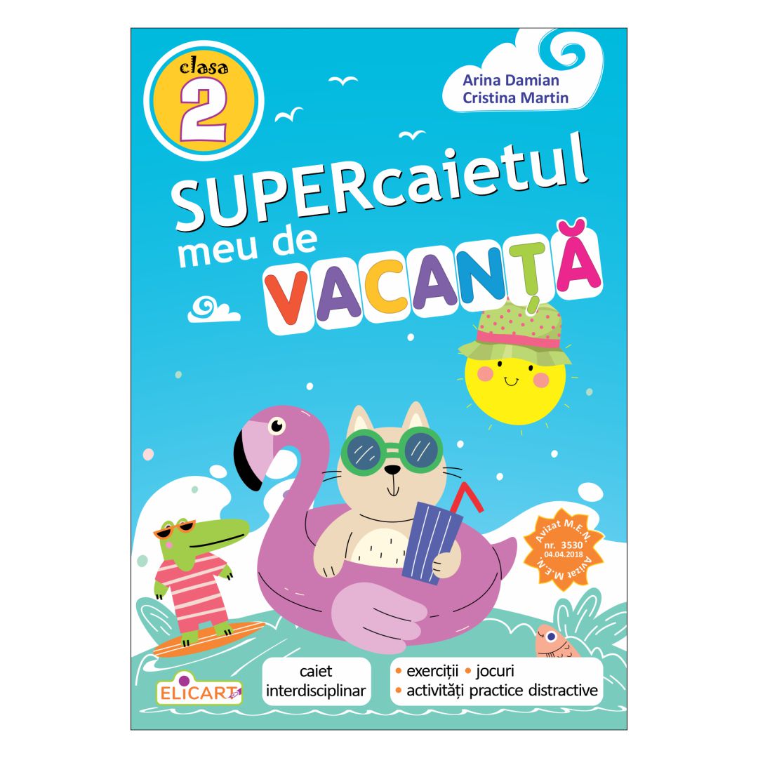 Supercaietul meu de vacanță pentru clasa a II-a