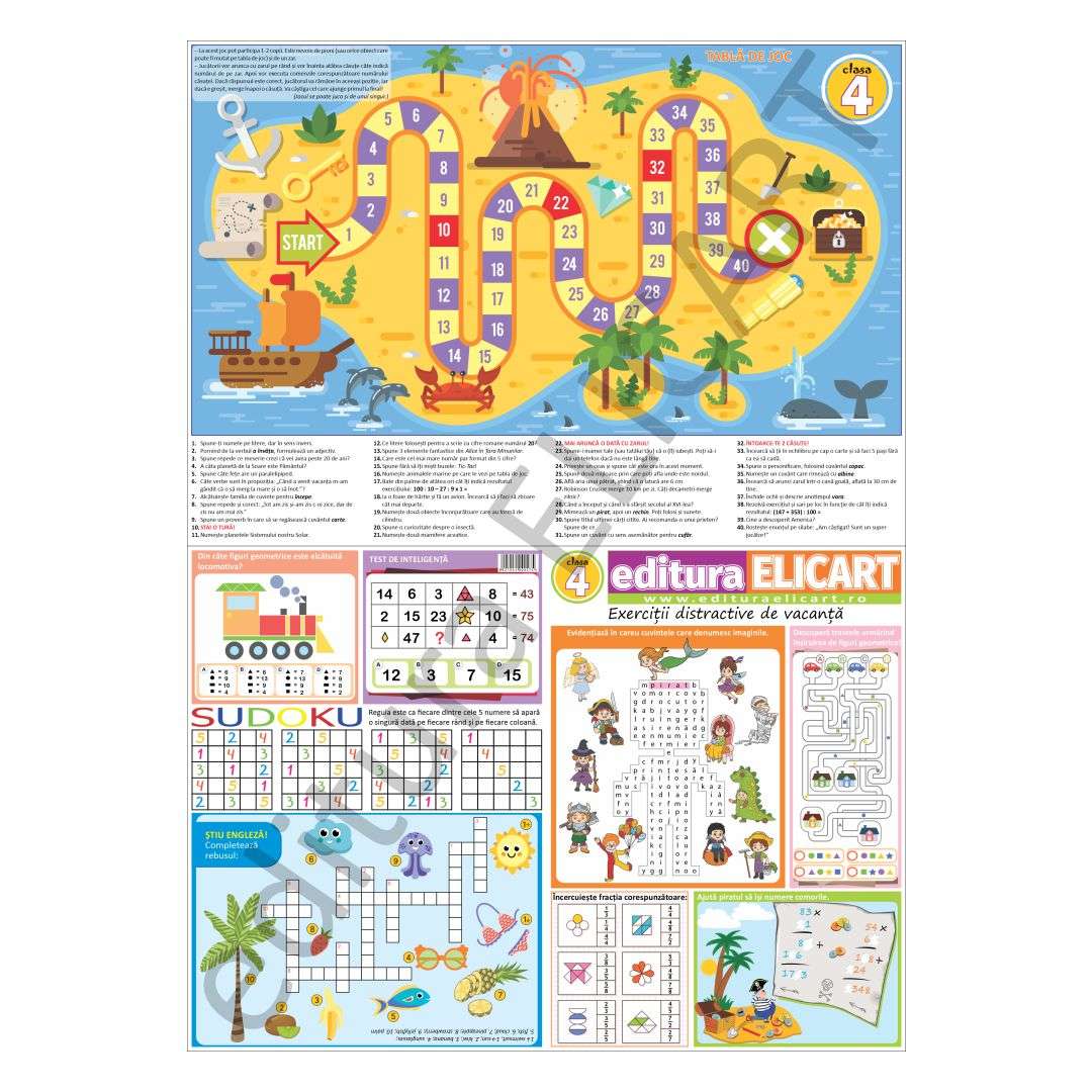 Tablă de joc clasa 4