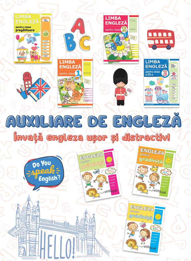 Auxiliare de limba engleză - învață engleza ușor și distractiv! Descoperă acum!