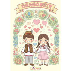 Dragobete (legendă, activități și planșe de colorat) – gratuit