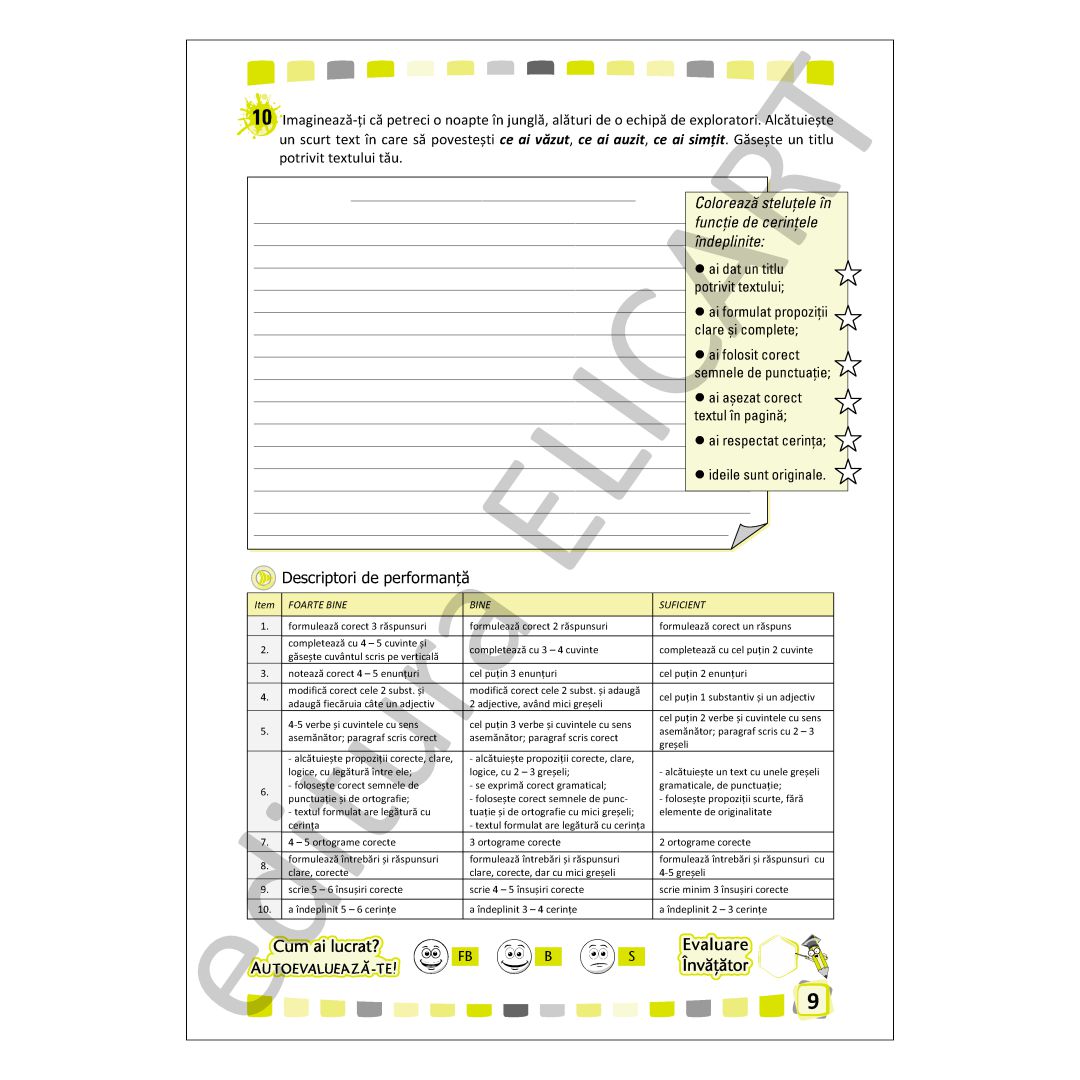 Fișe de recapitulare și evaluare finală clasa 3