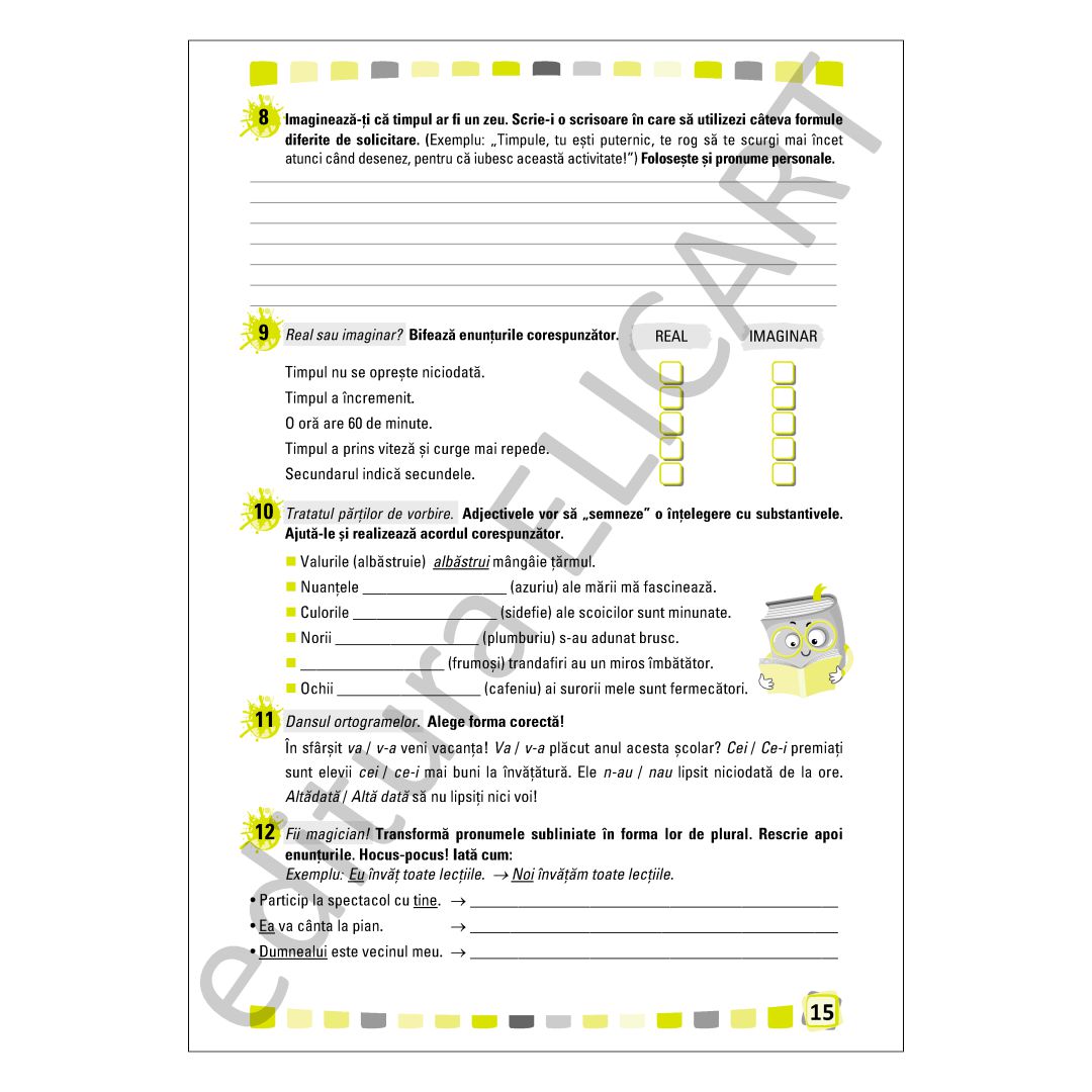 Fișe de recapitulare și evaluare finală clasa 4