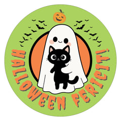 Insignă rotundă cu tematică de Halloween