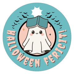 Insignă rotundă cu tematică de Halloween