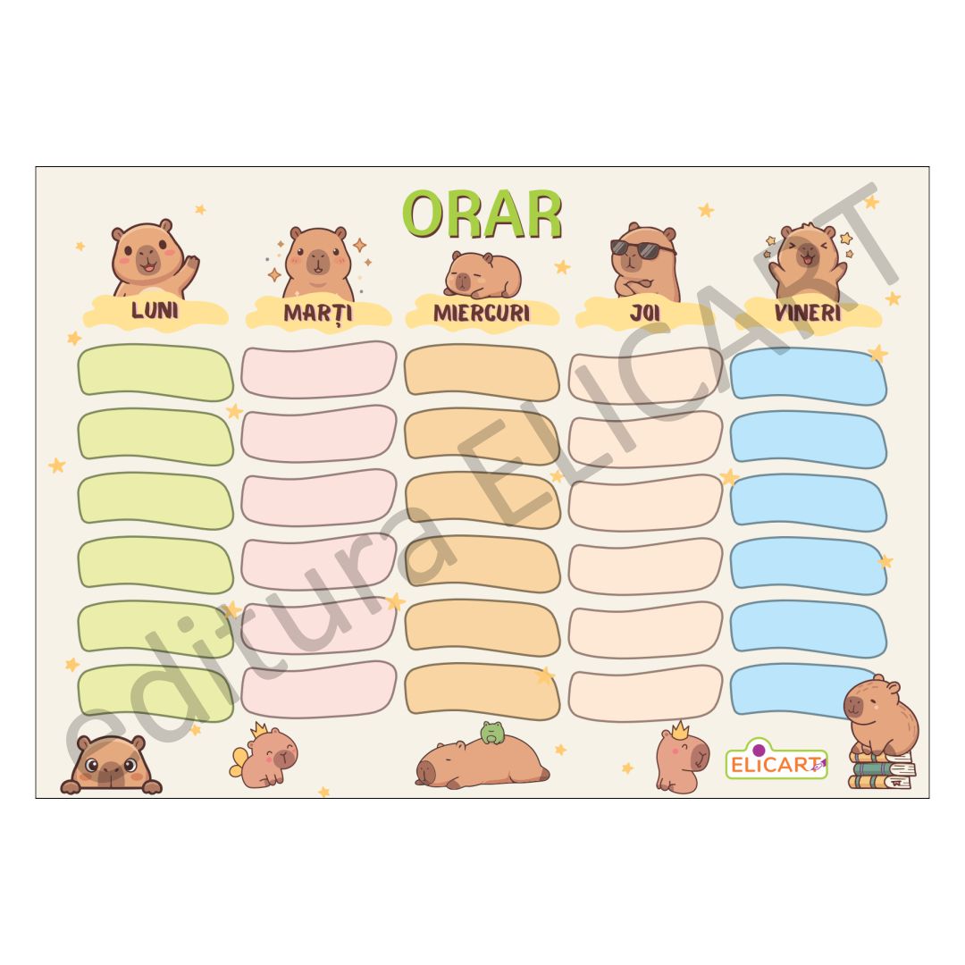 Orar Capibara