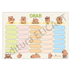 Orar Capibara