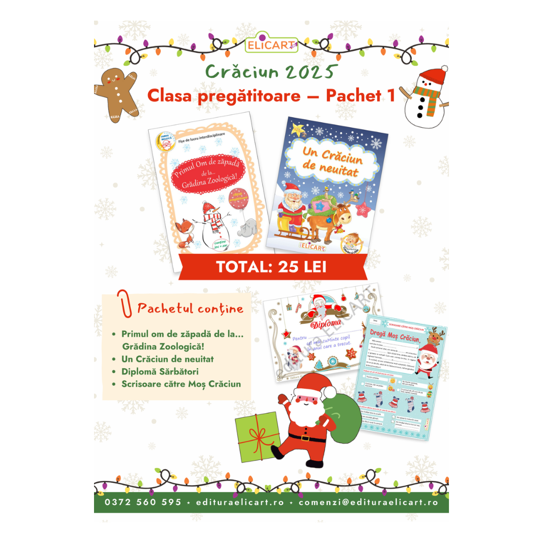PROMO Crăciun - Pachet 1 - Clasa pregătitoare