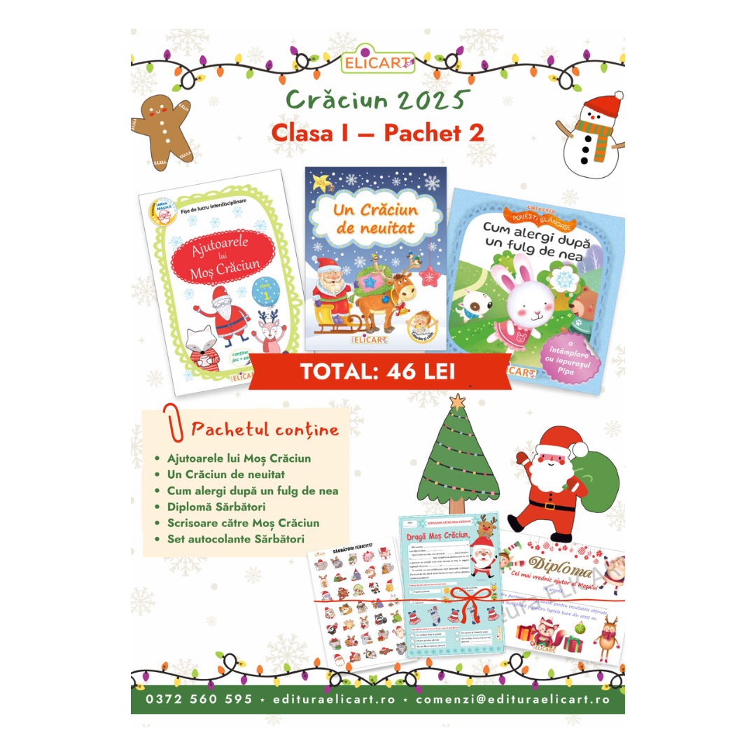 PROMO Crăciun - Pachet 2 - Clasa I