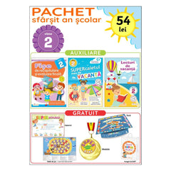 Pachet de sfârșit de an școlar pentru clasa a II-a