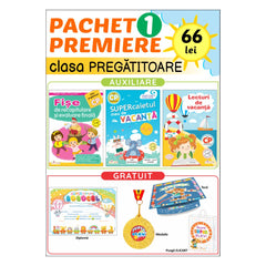 Pachet premiere cu 3 auxiliare pentru clasa pregătitoare
