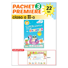 Pachet premiere cu un auxiliar pentru clasa a II-a