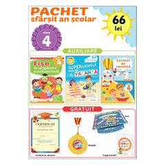 Pachet sfârșit de an școlar pentru clasa a IV-a